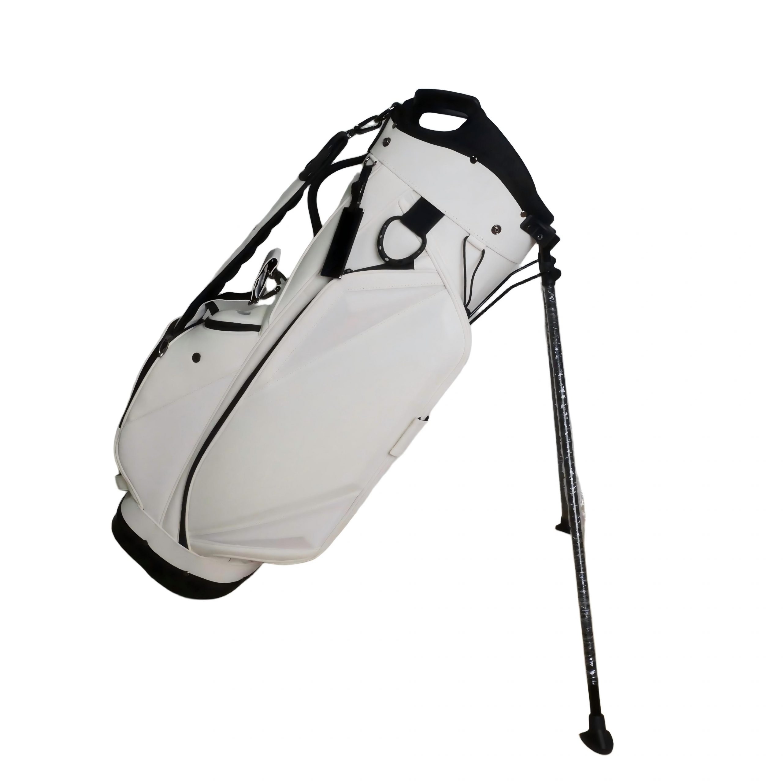 Holographic Iridescent Golf Gun Bag, Lightweight Portable Waterproof Golf Club Carry Bag with Shoulder Strap, Fashion Shiny Golf Practice Bag for Men Women