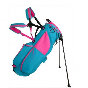 Holographic Iridescent Golf Gun Bag, Lightweight Portable Waterproof Golf Club Carry Bag with Shoulder Strap, Fashion Shiny Golf Practice Bag for Men Women