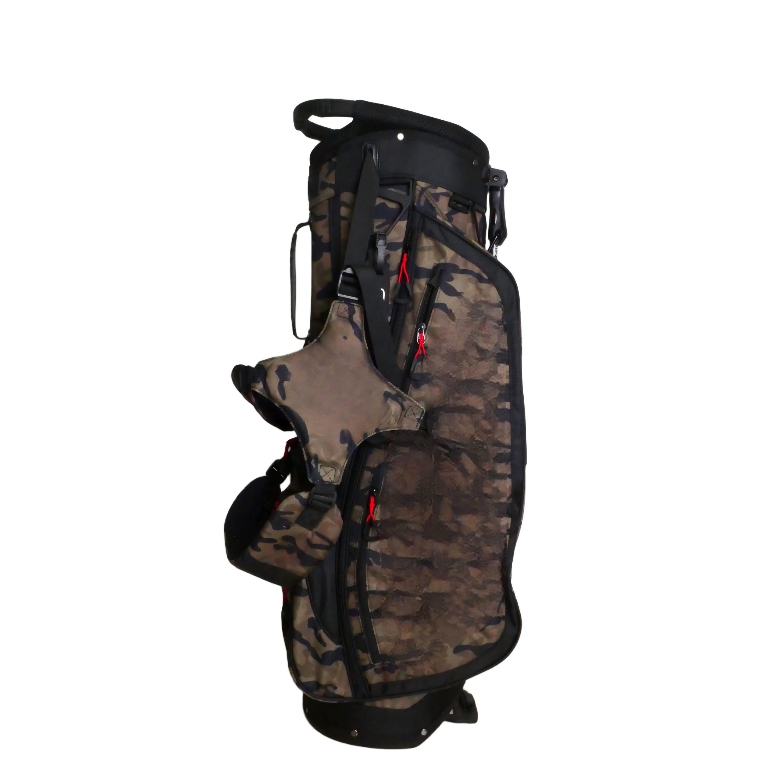 Holographic Iridescent Golf Gun Bag, Lightweight Portable Waterproof Golf Club Carry Bag with Shoulder Strap, Fashion Shiny Golf Practice Bag for Men Women - 图片 3