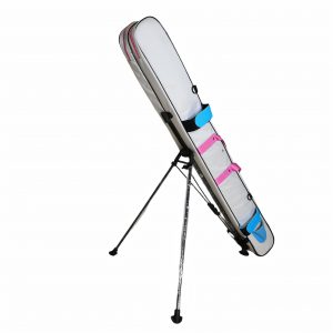 Lightweight Golf Stand Gun Bag, Portable Golf Club Carry Bag with Stand Legs & Multiple Pockets, Compact Practice Golf Bag for Men Women Driving Range