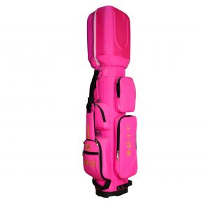Holographic Iridescent Golf Gun Bag, Lightweight Portable Waterproof Golf Club Carry Bag with Shoulder Strap, Fashion Shiny Golf Practice Bag for Men Women
