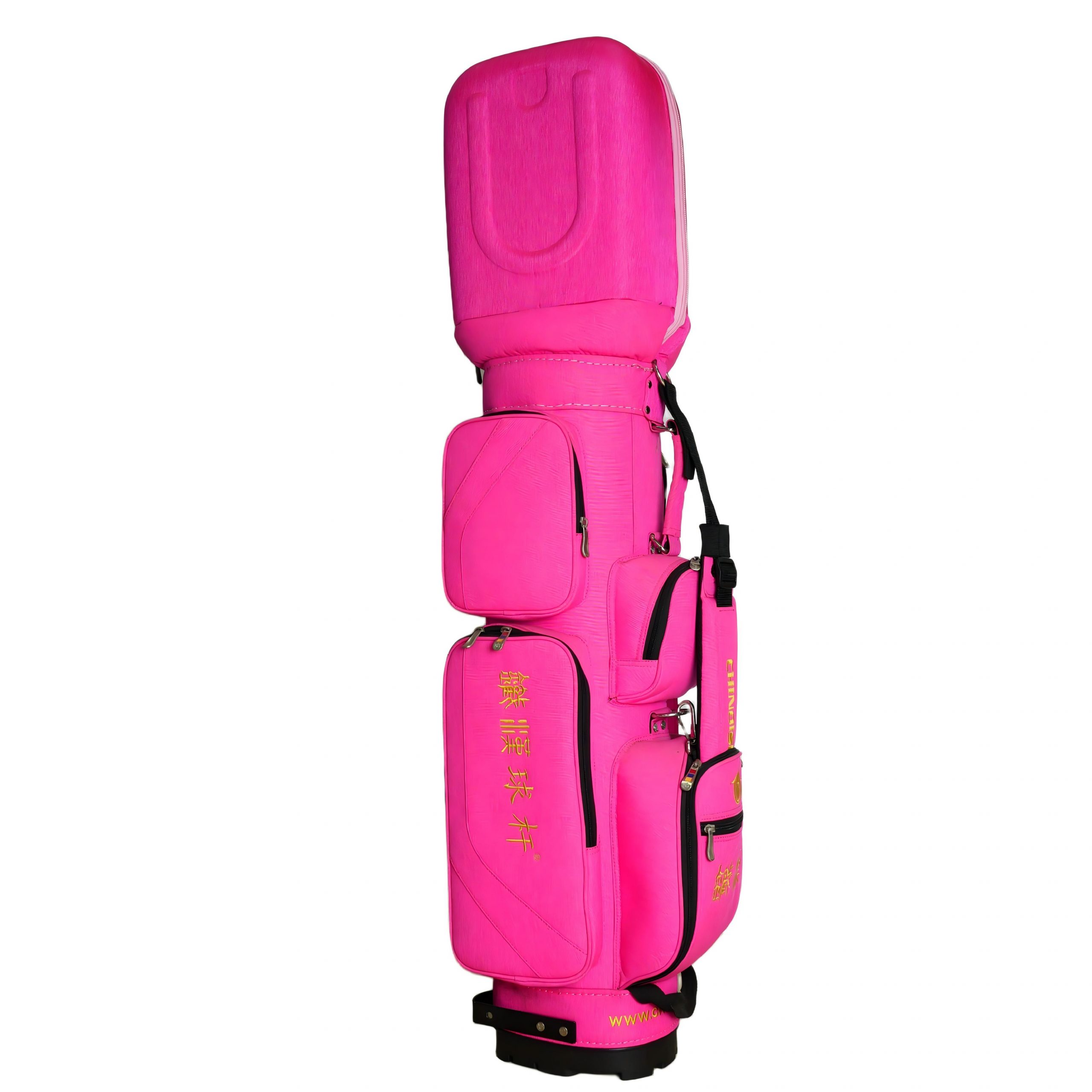 Holographic Iridescent Golf Gun Bag, Lightweight Portable Waterproof Golf Club Carry Bag with Shoulder Strap, Fashion Shiny Golf Practice Bag for Men Women - 图片 2