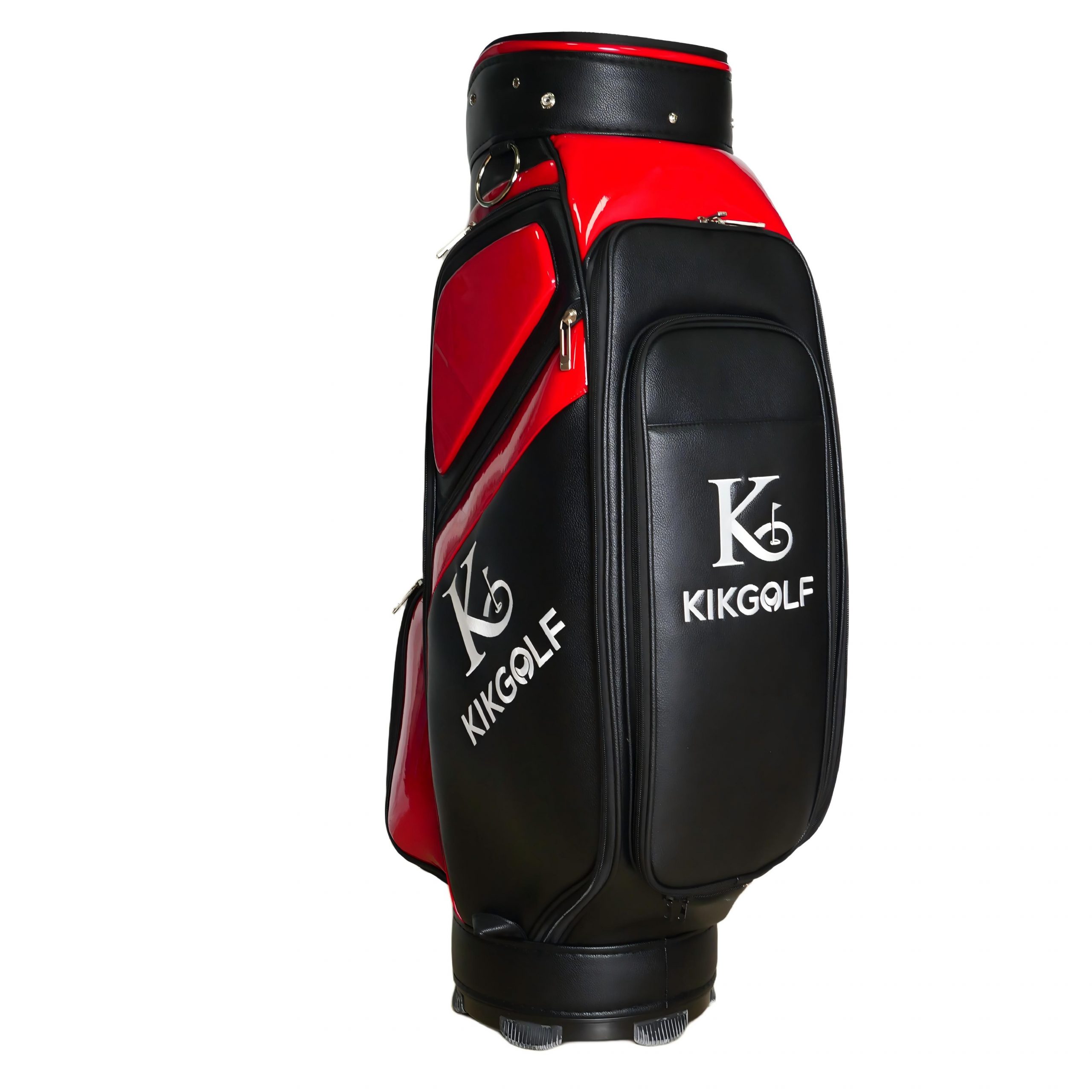 Holographic Iridescent Golf Gun Bag, Lightweight Portable Waterproof Golf Club Carry Bag with Shoulder Strap, Fashion Shiny Golf Practice Bag for Men Women - 图片 3