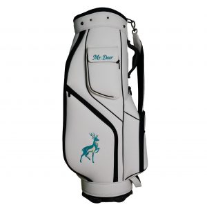 Holographic Iridescent Golf Gun Bag, Lightweight Portable Waterproof Golf Club Carry Bag with Shoulder Strap, Fashion Shiny Golf Practice Bag for Men Women