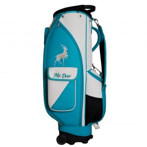 Holographic Iridescent Golf Gun Bag, Lightweight Portable Waterproof Golf Club Carry Bag with Shoulder Strap, Fashion Shiny Golf Practice Bag for Men Women