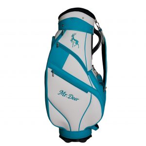 Holographic Iridescent Golf Gun Bag, Lightweight Portable Waterproof Golf Club Carry Bag with Shoulder Strap, Fashion Shiny Golf Practice Bag for Men Women