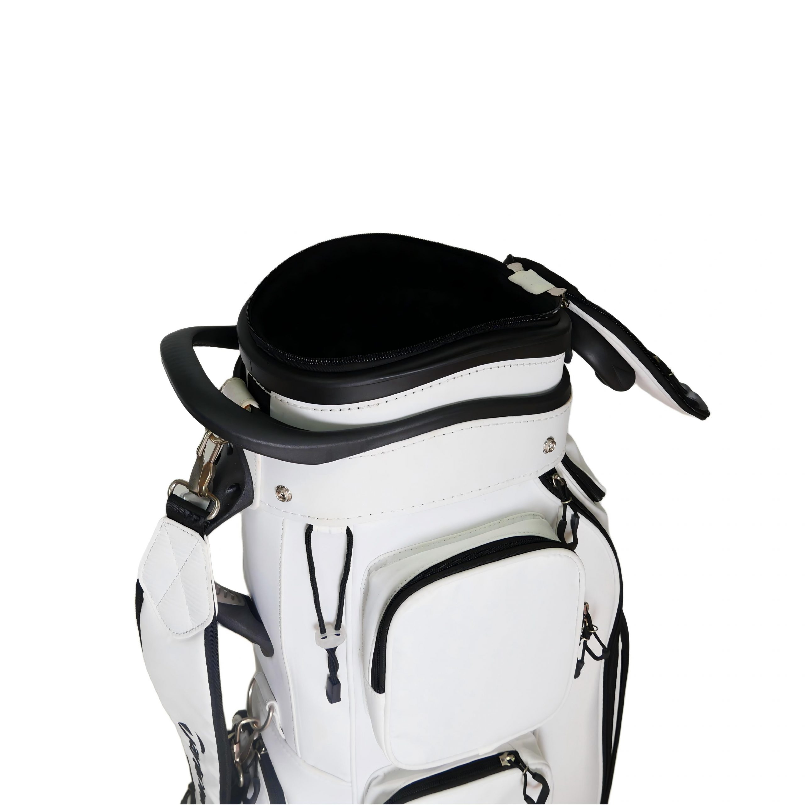 Holographic Iridescent Golf Gun Bag, Lightweight Portable Waterproof Golf Club Carry Bag with Shoulder Strap, Fashion Shiny Golf Practice Bag for Men Women - 图片 5