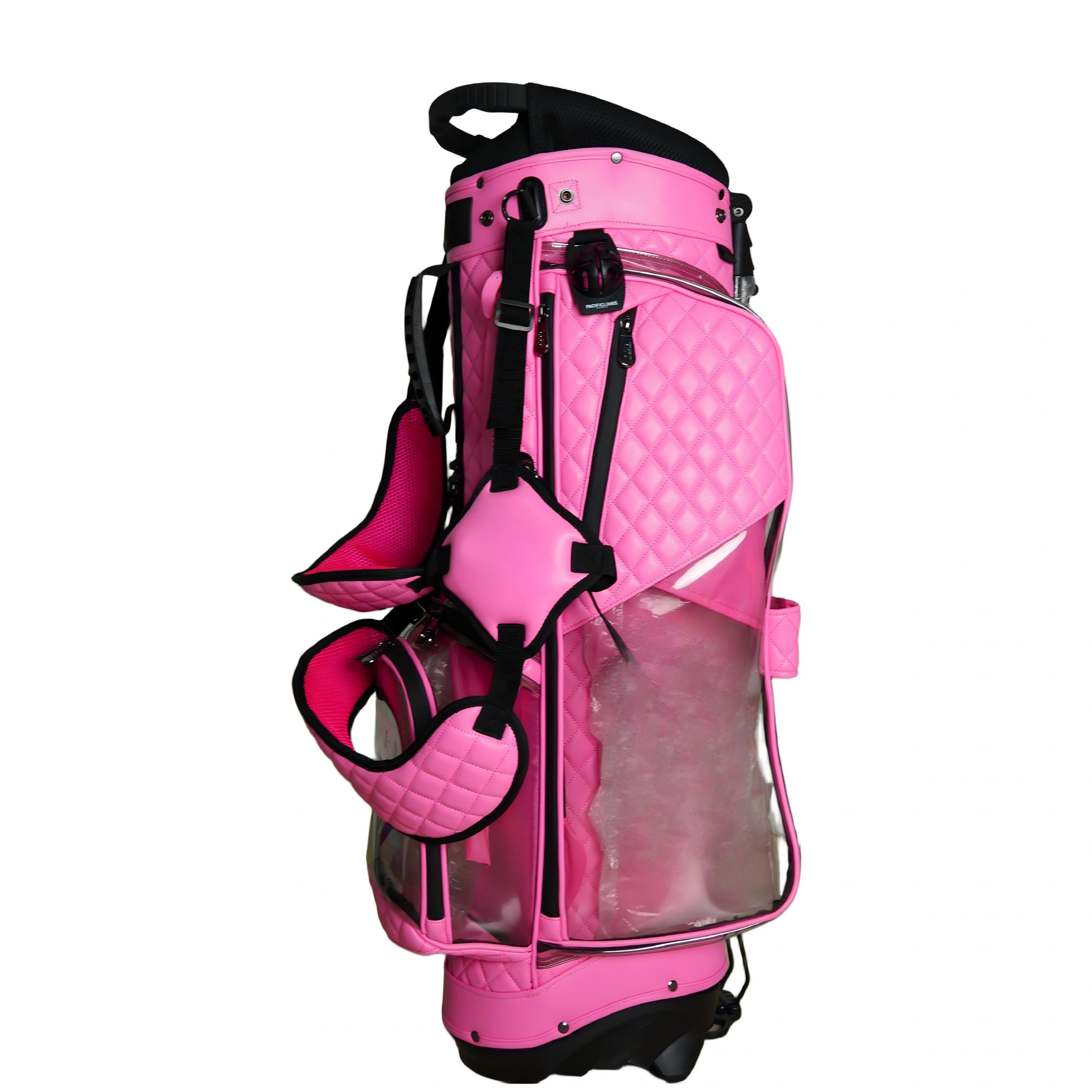Holographic Iridescent Golf Gun Bag, Lightweight Portable Waterproof Golf Club Carry Bag with Shoulder Strap, Fashion Shiny Golf Practice Bag for Men Women - 图片 2