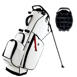 Holographic Iridescent Golf Gun Bag, Lightweight Portable Waterproof Golf Club Carry Bag with Shoulder Strap, Fashion Shiny Golf Practice Bag for Men Women