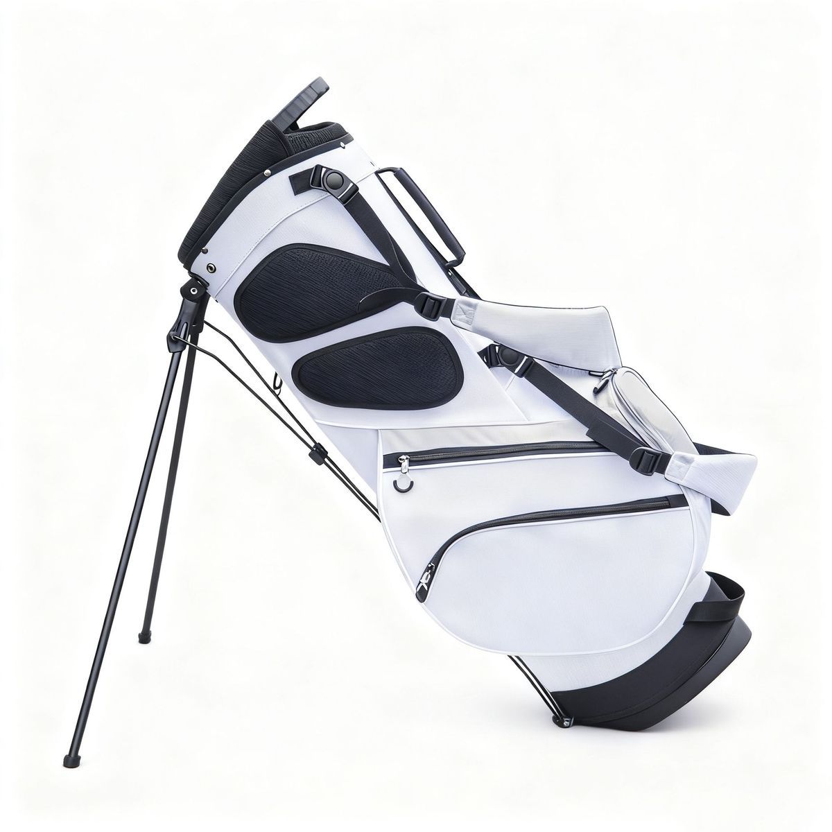Holographic Iridescent Golf Gun Bag, Lightweight Portable Waterproof Golf Club Carry Bag with Shoulder Strap, Fashion Shiny Golf Practice Bag for Men Women - 图片 2