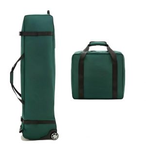Holographic Iridescent Golf Gun Bag, Lightweight Portable Waterproof Golf Club Carry Bag with Shoulder Strap, Fashion Shiny Golf Practice Bag for Men Women