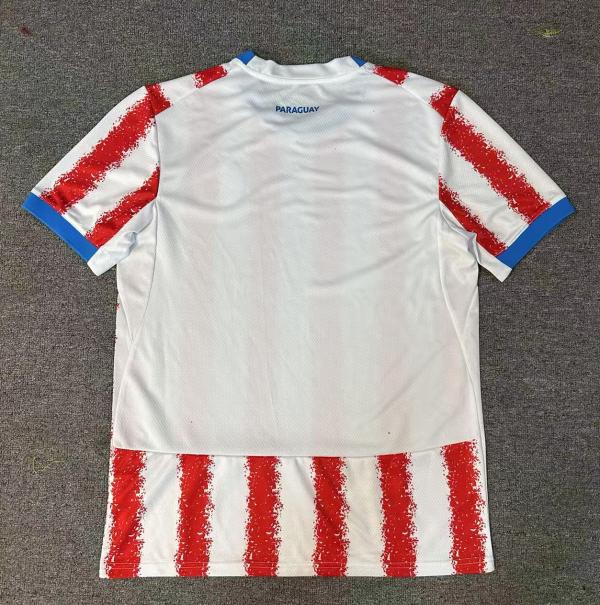 Paraguay 2026 World Cup Football Jersey Home Away Quick Dry Custom Print Soccer Shirt - 图片 3