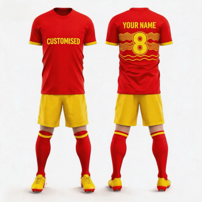 Fully Custom Soccer Jersey, Customizable Style Fabric Size Pattern Name Number, Premium Breathable Quick‑Dry Football Shirt - 图片 2