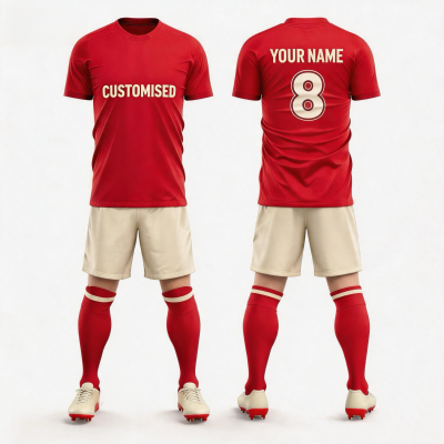 Fully Custom Soccer Jersey, Customizable Style Fabric Size Pattern Name Number, Premium Breathable Quick‑Dry Football Shirt - 图片 3