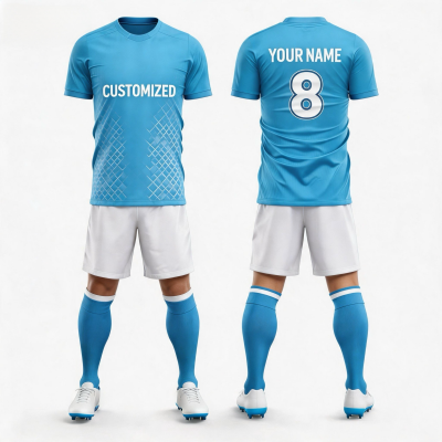 Fully Custom Soccer Jersey, Customizable Style Fabric Size Pattern Name Number, Premium Breathable Quick‑Dry Football Shirt - 图片 4