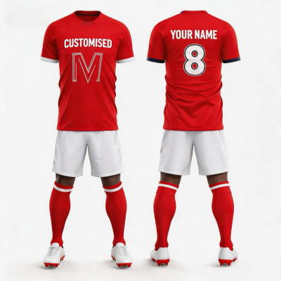 Fully Custom Soccer Jersey, Customizable Style Fabric Size Pattern Name Number, Premium Breathable Quick‑Dry Football Shirt - 图片 4