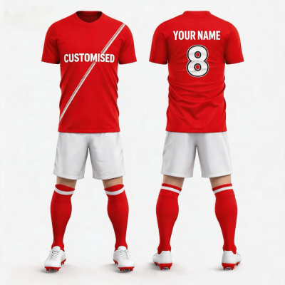 Fully Custom Soccer Jersey, Customizable Style Fabric Size Pattern Name Number, Premium Breathable Quick‑Dry Football Shirt