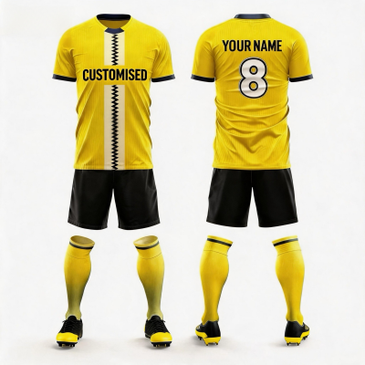 Fully Custom Soccer Jersey, Customizable Style Fabric Size Pattern Name Number, Premium Breathable Quick‑Dry Football Shirt - 图片 4