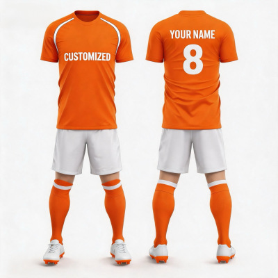 Fully Custom Soccer Jersey, Customizable Style Fabric Size Pattern Name Number, Premium Breathable Quick‑Dry Football Shirt - 图片 4