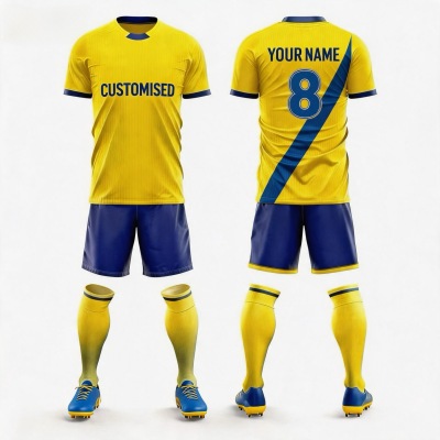 Fully Custom Soccer Jersey, Customizable Style Fabric Size Pattern Name Number, Premium Breathable Quick‑Dry Football Shirt - 图片 5