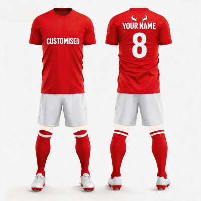 Fully Custom Soccer Jersey, Customizable Style Fabric Size Pattern Name Number, Premium Breathable Quick‑Dry Football Shirt - 图片 4