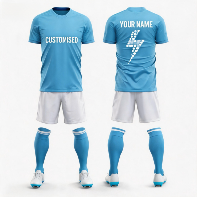 Fully Custom Soccer Jersey, Customizable Style Fabric Size Pattern Name Number, Premium Breathable Quick‑Dry Football Shirt