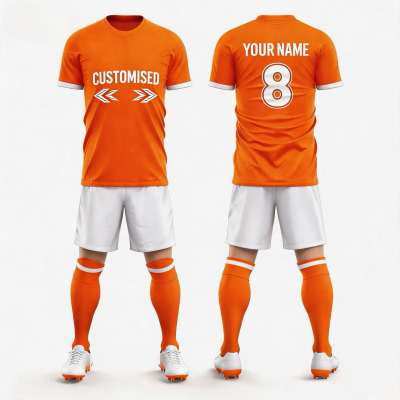 Fully Custom Soccer Jersey, Customizable Style Fabric Size Pattern Name Number, Premium Breathable Quick‑Dry Football Shirt - 图片 4