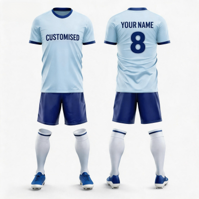 Fully Custom Soccer Jersey, Customizable Style Fabric Size Pattern Name Number, Premium Breathable Quick‑Dry Football Shirt - 图片 3