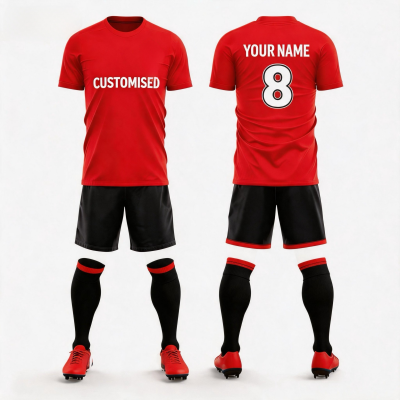 Fully Custom Soccer Jersey, Customizable Style Fabric Size Pattern Name Number, Premium Breathable Quick‑Dry Football Shirt - 图片 5