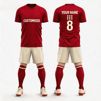 Fully Custom Soccer Jersey, Customizable Style Fabric Size Pattern Name Number, Premium Breathable Quick‑Dry Football Shirt - 图片 3