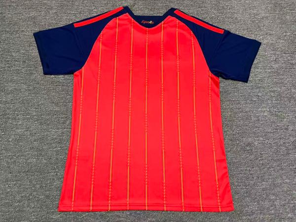 Spain 2026 World Cup Away Soccer Jersey Quick Dry Custom Football Uniform - 图片 8