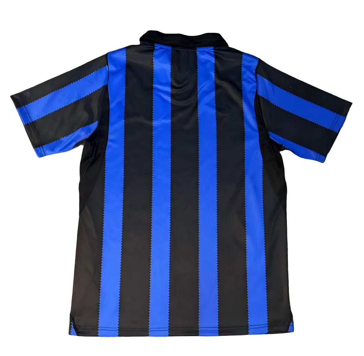 Custom Inter Milan Soccer Jersey Men Short‑Sleeve Polo Collar Breathable Football Shirt - 图片 2