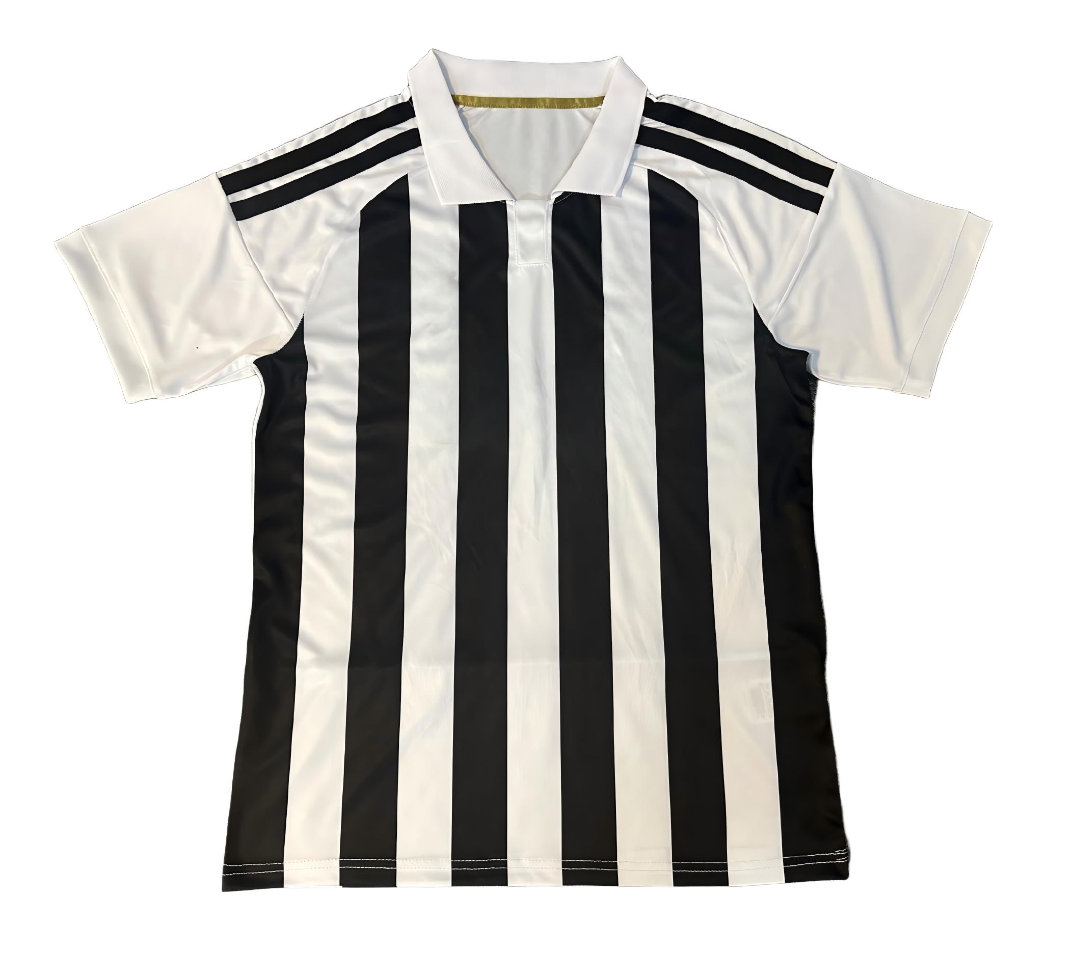 Custom Juventus Style Soccer Jersey Men Short‑Sleeve Breathable Football Shirt - 图片 2