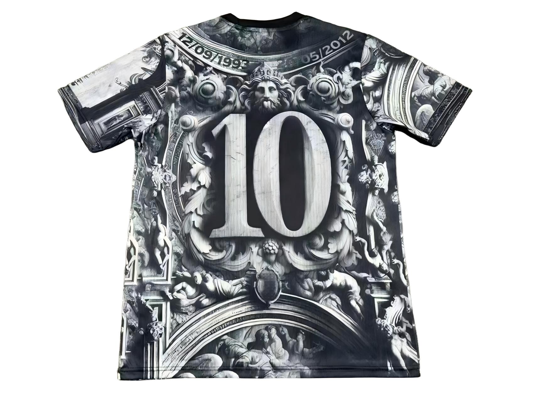 Custom Juventus Style Soccer Jersey Men Short‑Sleeve Breathable Football Shirt - 图片 4