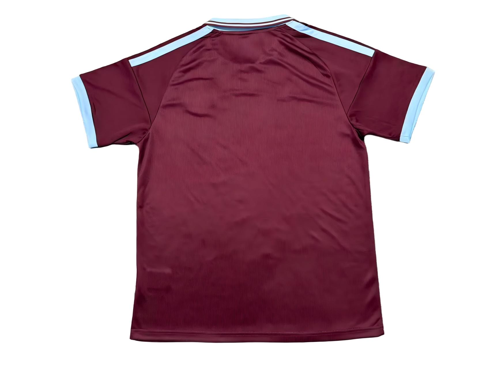 Custom Aston Villa Style Soccer Jersey Men Short Sleeve Breathable Football Shirt - 图片 2