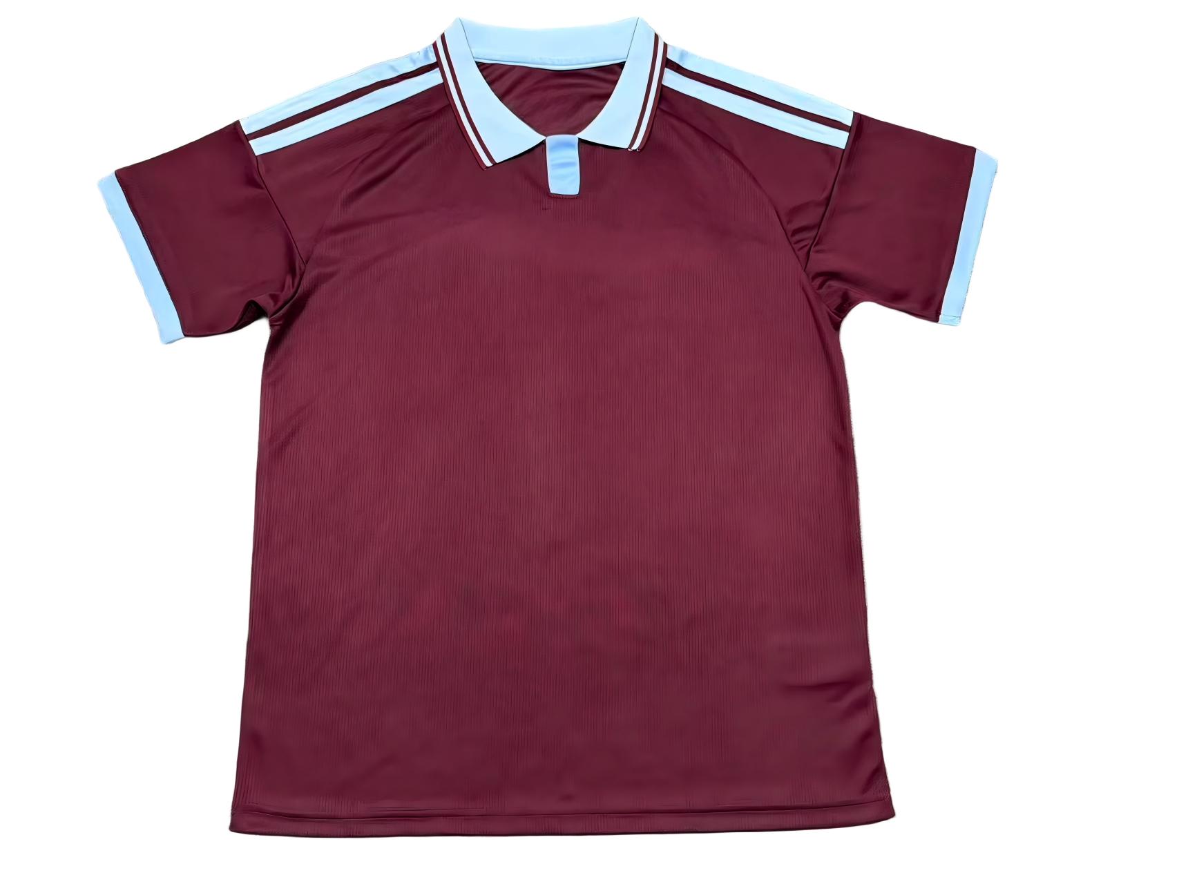 Custom Aston Villa Style Soccer Jersey Men Short Sleeve Breathable Football Shirt - 图片 3