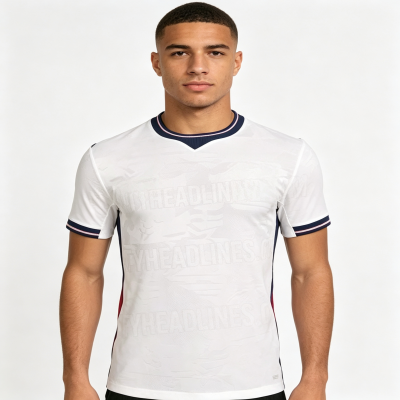 England‑Style Soccer Jersey Set, Custom, Wholesale