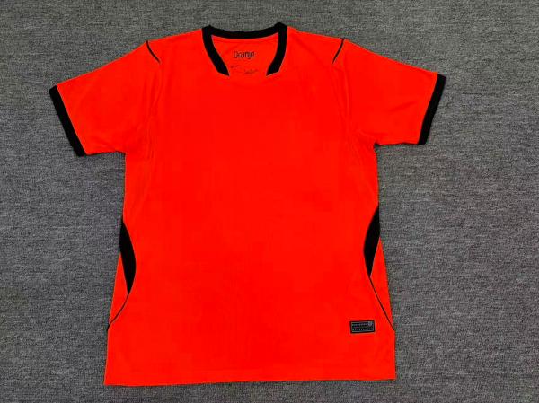 Netherlands 2026 World Cup Home Soccer Jersey Orange Black Quick Dry Custom Name Number Football Uniform - 图片 6