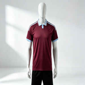 Custom Aston Villa Style Soccer Jersey Men Short Sleeve Breathable Football Shirt