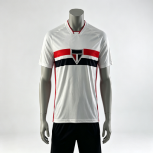 Sao Paulo Style Soccer Jersey Men Short‑Sleeve Breathable Football Shirt