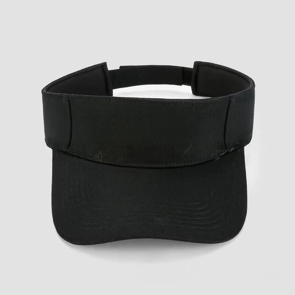 Embroidered Golf Sun Visor Hat,Breathable Cotton Twill Ponytail‑Friendly Empty‑Top Visor Cap - 图片 2