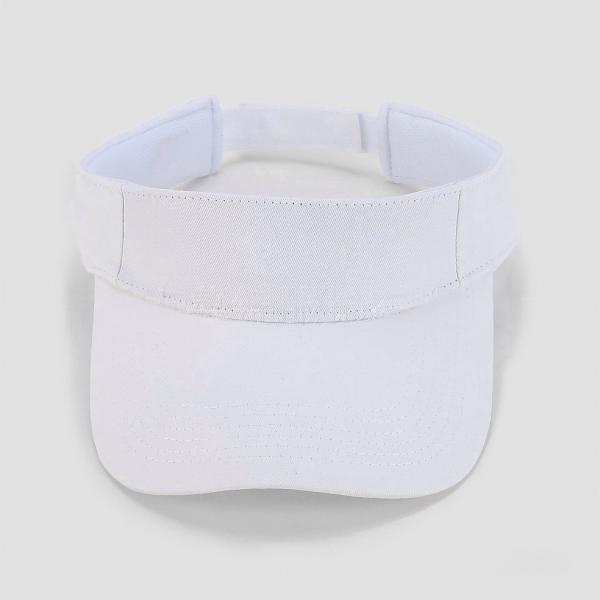 Embroidered Golf Sun Visor Hat,Breathable Cotton Twill Ponytail‑Friendly Empty‑Top Visor Cap - 图片 8
