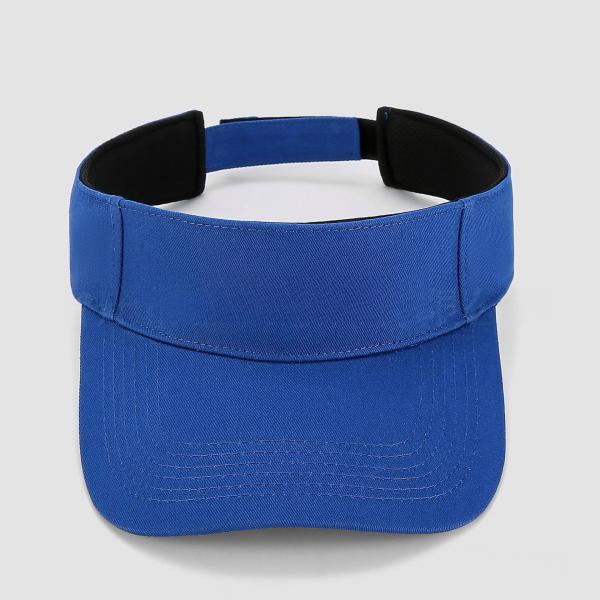 Embroidered Golf Sun Visor Hat,Breathable Cotton Twill Ponytail‑Friendly Empty‑Top Visor Cap - 图片 4