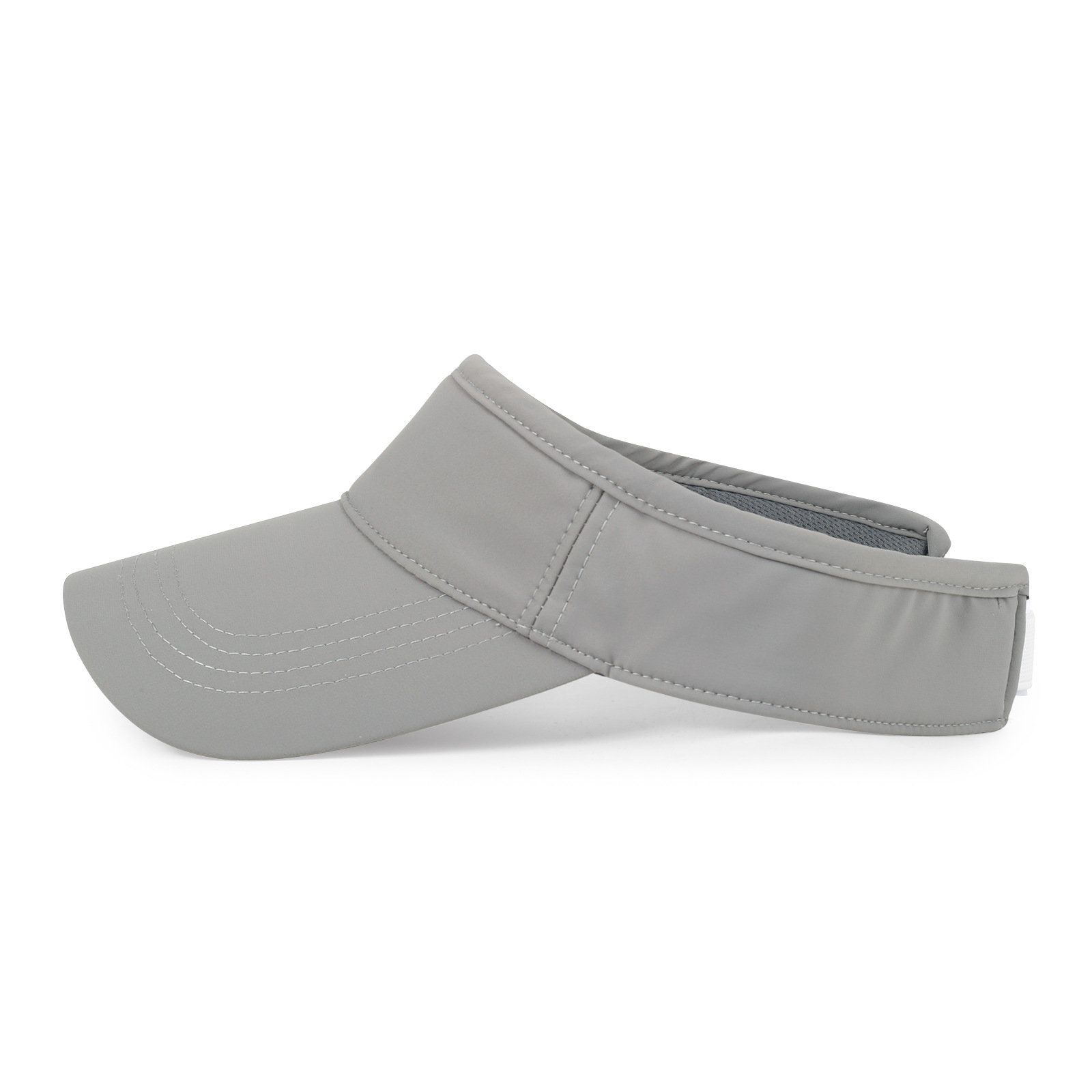 Unisex Blank Golf Sun Visor Cap 100% Cotton Twill Sports Empty Top Hat Custom Logo Embroidery - 图片 7