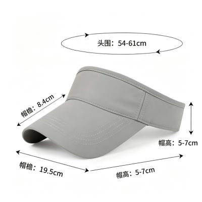 Tropical Cactus Parrot Print Sun Visor Hat,Full Sublimation Printed Ponytail‑Friendly Empty‑Top Visor - 图片 9