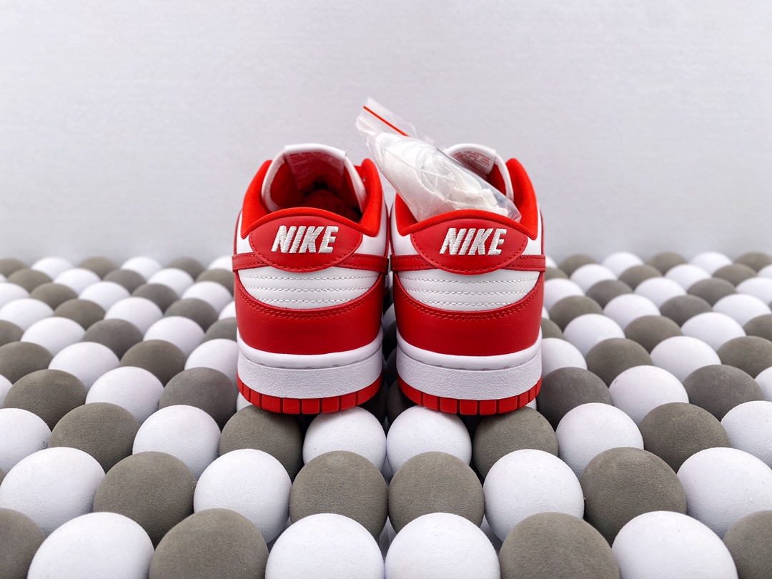 High-Quality Version Nike Dunk Low “University Red” – White / University Red - 图片 6