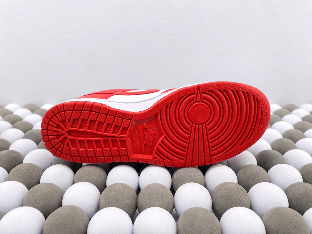 High-Quality Version Nike Dunk Low “University Red” – White / University Red - 图片 4
