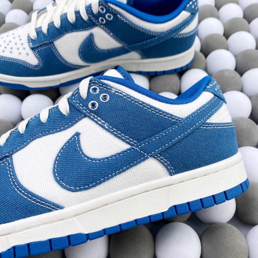 High-Quality Version Nike Dunk Low “Industrial Blue” – Denim Blue / White - 图片 9