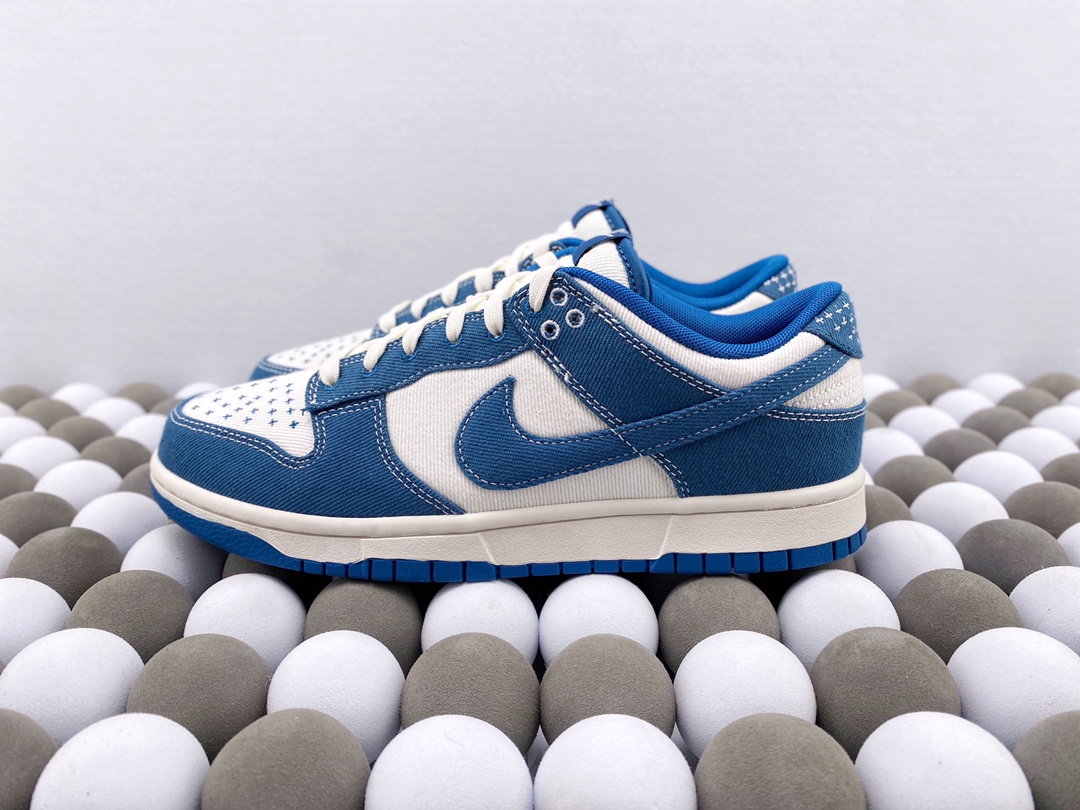 High-Quality Version Nike Dunk Low “Industrial Blue” – Denim Blue / White - 图片 8