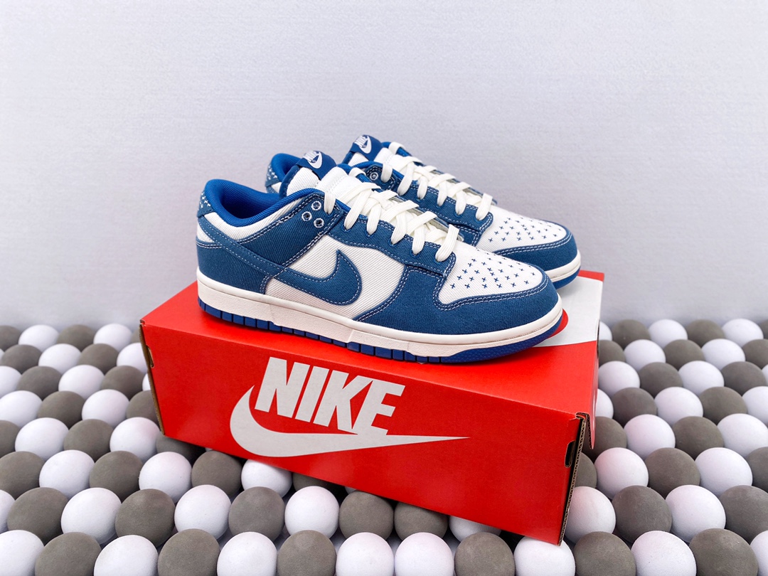 High-Quality Version Nike Dunk Low “Industrial Blue” – Denim Blue / White